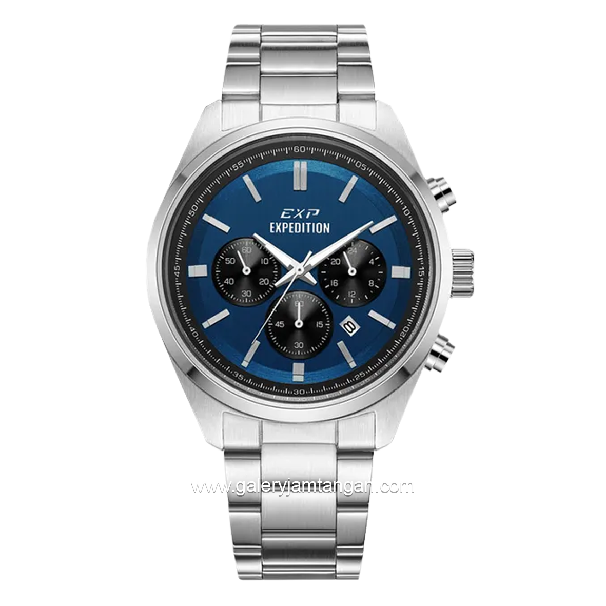 EXPEDITION E 6867 M Chronograph Silver Dial Blue Stainless Steel