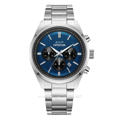 EXPEDITION E 6867 M Chronograph Silver Dial Blue Stainless Steel
