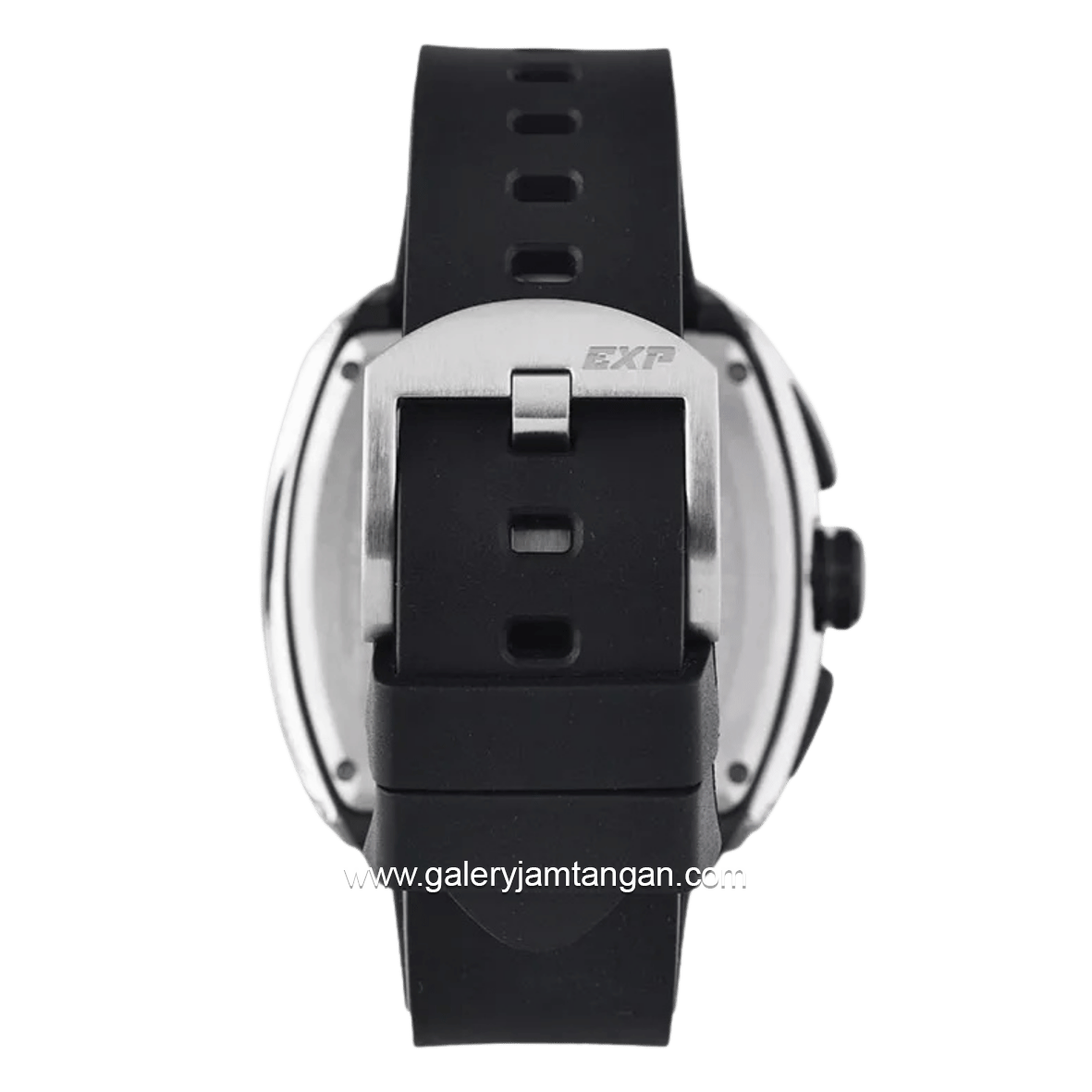 Expedition E 6782 MC RTBBASL Black Silver Rubber Strap