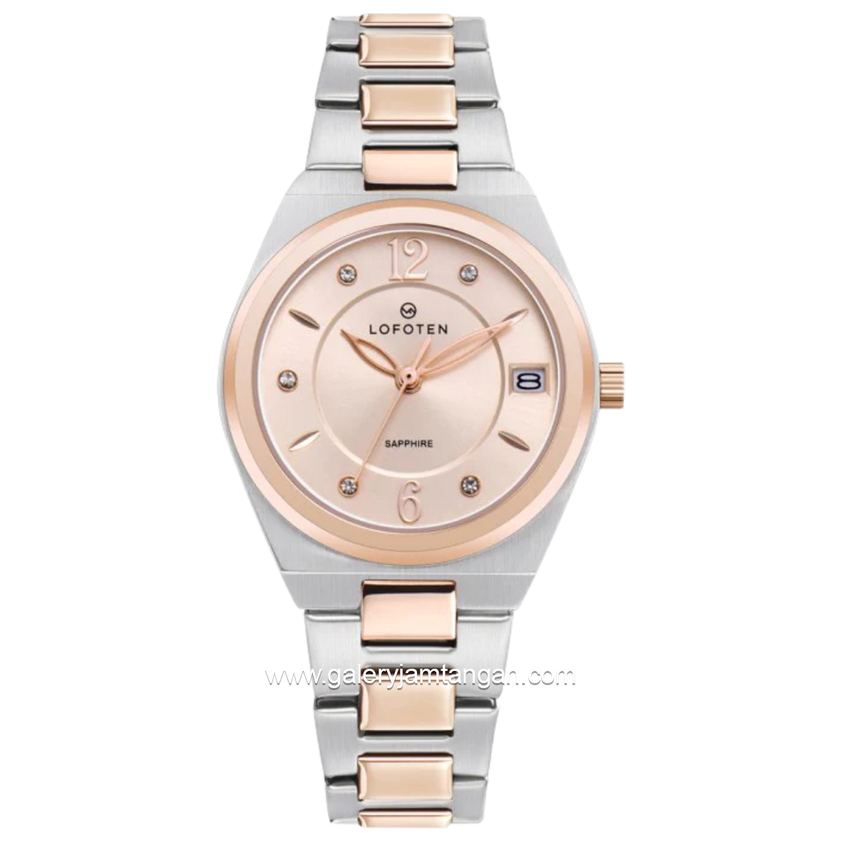 LOFOTEN F-2330L Silver Rosegold Stainless Steel