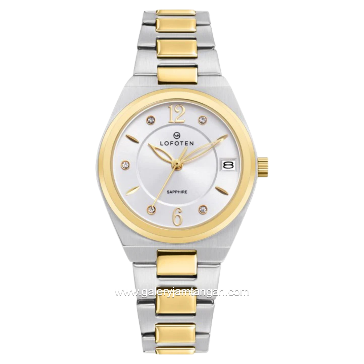 LOFOTEN F-2330L Silver Gold Stainless Steel