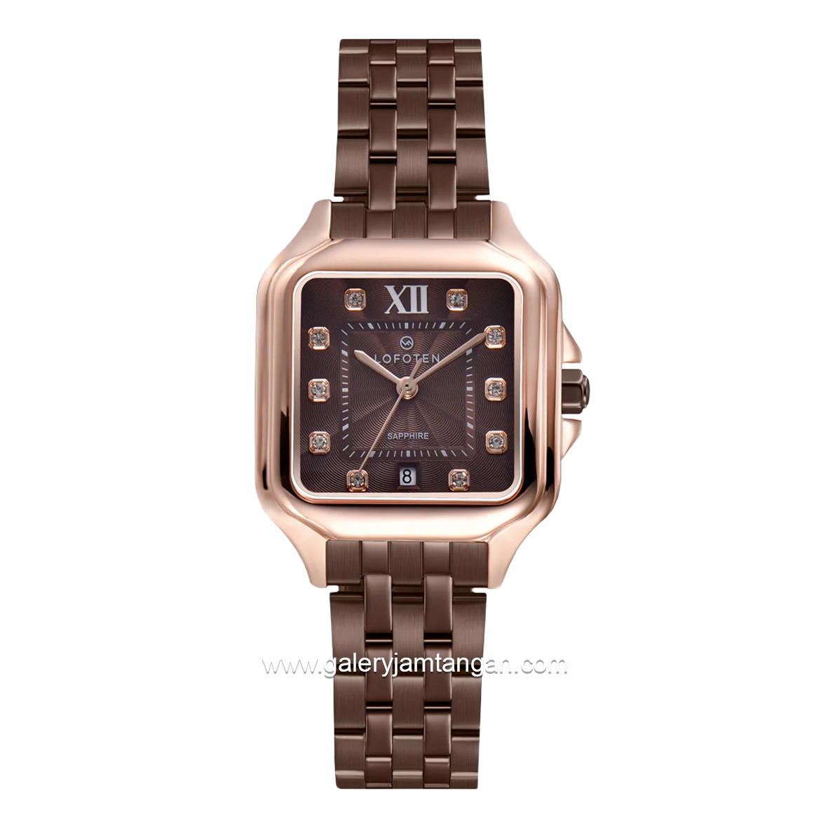 LOFOTEN F-2331L Brown Rosegold Stainless Steel
