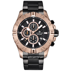 LOFOTEN F-6512MC Chronograph Black Rosegold Stainless Steel