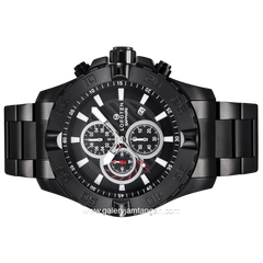 LOFOTEN F-6512MC Chronograph Full Black Stainless Steel