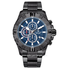 LOFOTEN F-6512MC Chronograph Black Dial Blue Stainless Steel