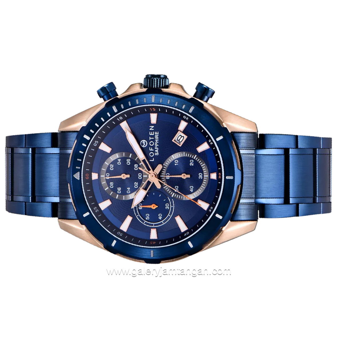 LOFOTEN F-6515MC Blue Rosegold Stainless Steel