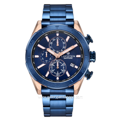 LOFOTEN F-6517MC Blue Rosegold Stainless Steel