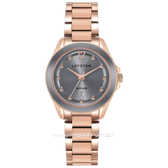 LOFOTEN F-2324L Rosegold Dial Grey Stainless Steel