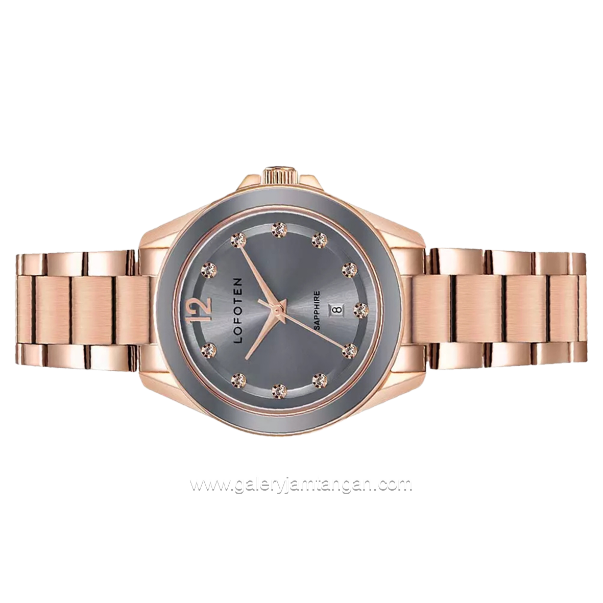 LOFOTEN F-2324L Rosegold Dial Grey Stainless Steel