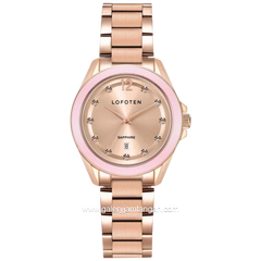 LOFOTEN F-2324L Rosegold Ring Pink Stainless Steel