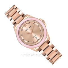 LOFOTEN F-2324L Rosegold Ring Pink Stainless Steel