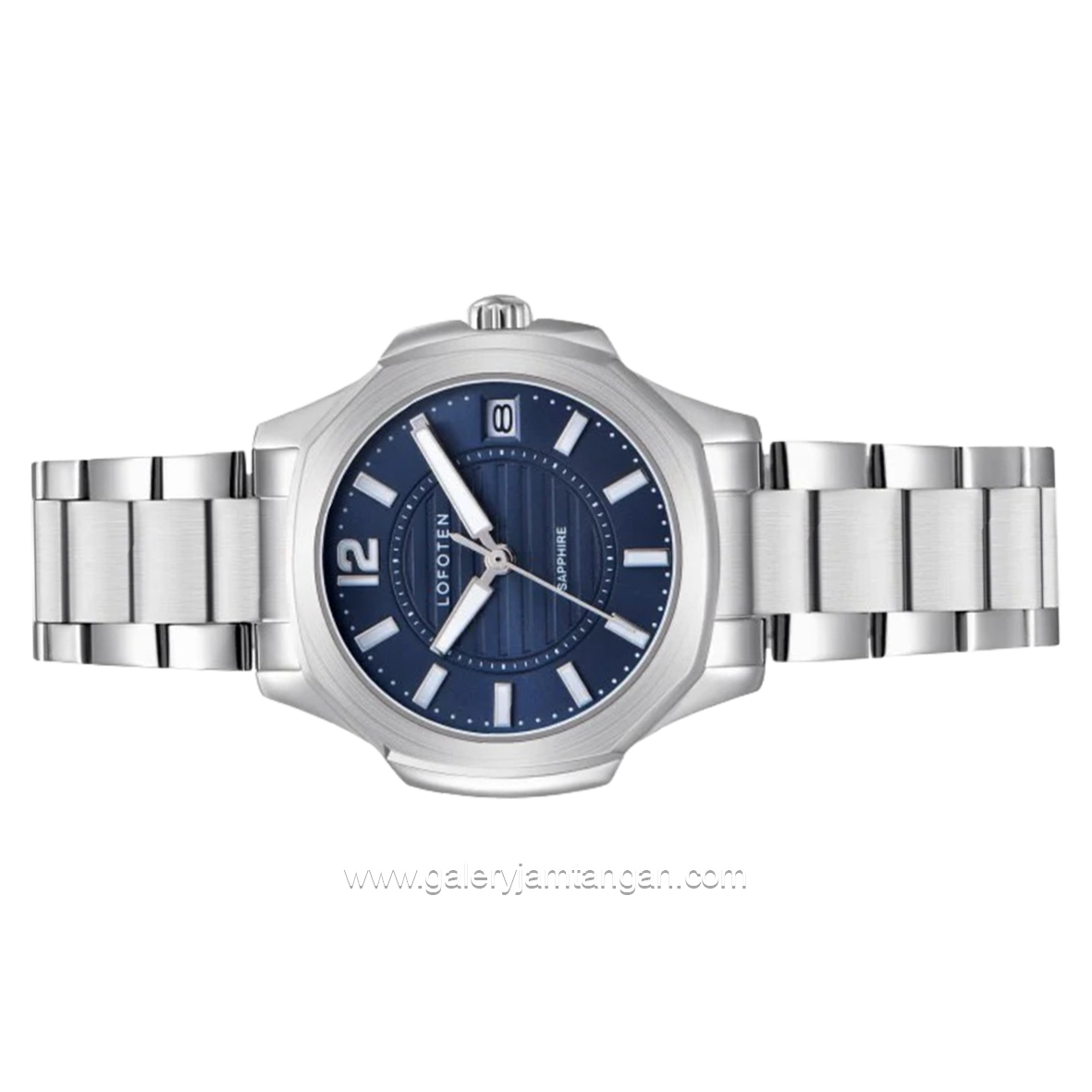 LOFOTEN F-2327L Silver Dial Blue Stainless Steel