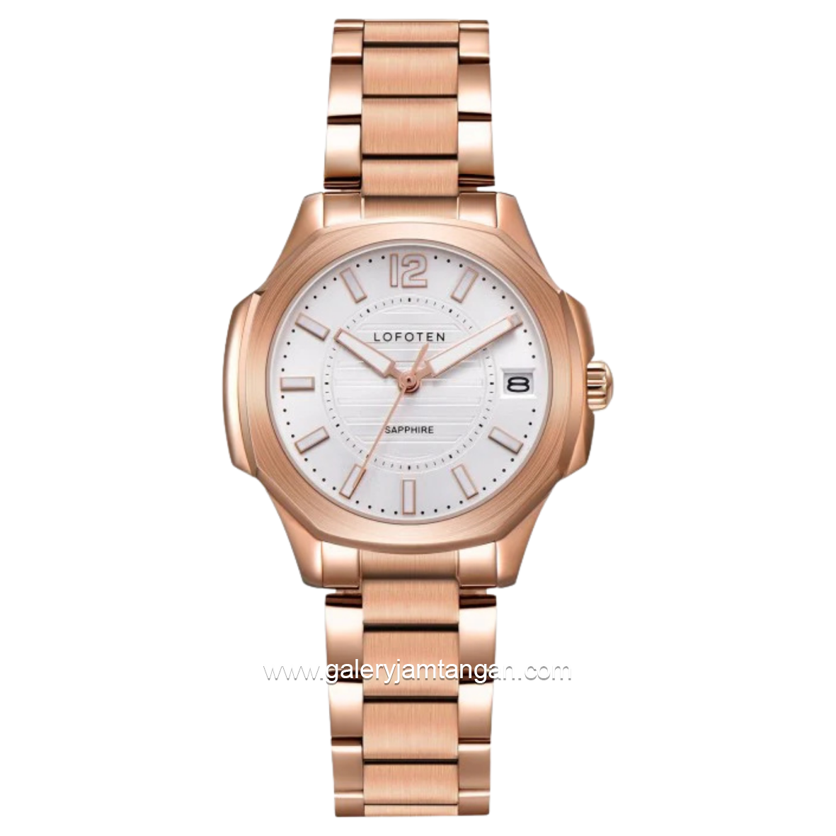LOFOTEN F-2327L Rosegold Dial White Stainless Steel