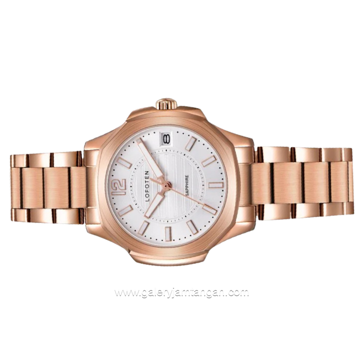 LOFOTEN F-2327L Rosegold Dial White Stainless Steel