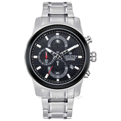 LOFOTEN F-6531MC Silver Dial Black Stainless Steel