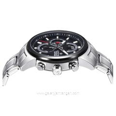 LOFOTEN F-6531MC Silver Dial Black Stainless Steel