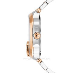AIGNER TAVIANO 2 AGW.241011 Silver Rosegold Dial Blue Watch Swiss Made
