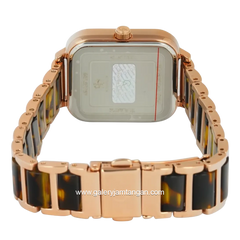 Alexandre Christie Multifunction AC 2C14 BFBRGBO Brown Dial Dual Tone Stainless Steel Strap