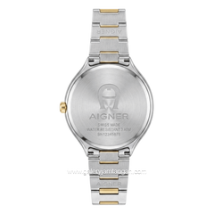 AIGNER GENOVA AGW.283002 Women's Watch Silver Dial Green Stainless Steel Swiss Made