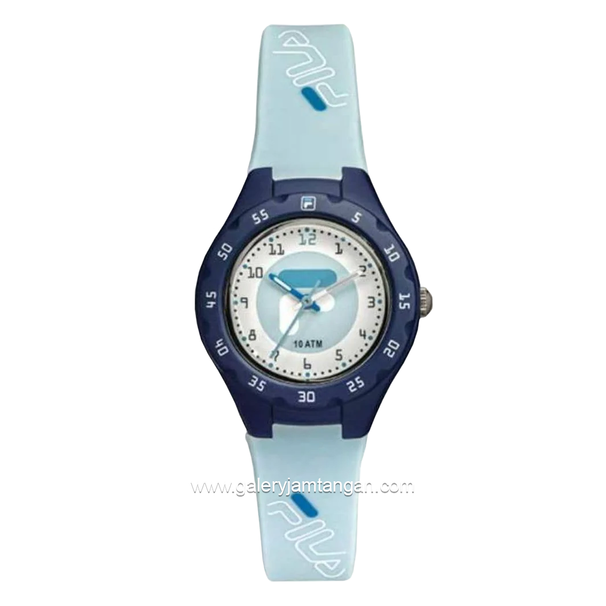 FILA 38-204-105 Blue Dial White Rubber Strap
