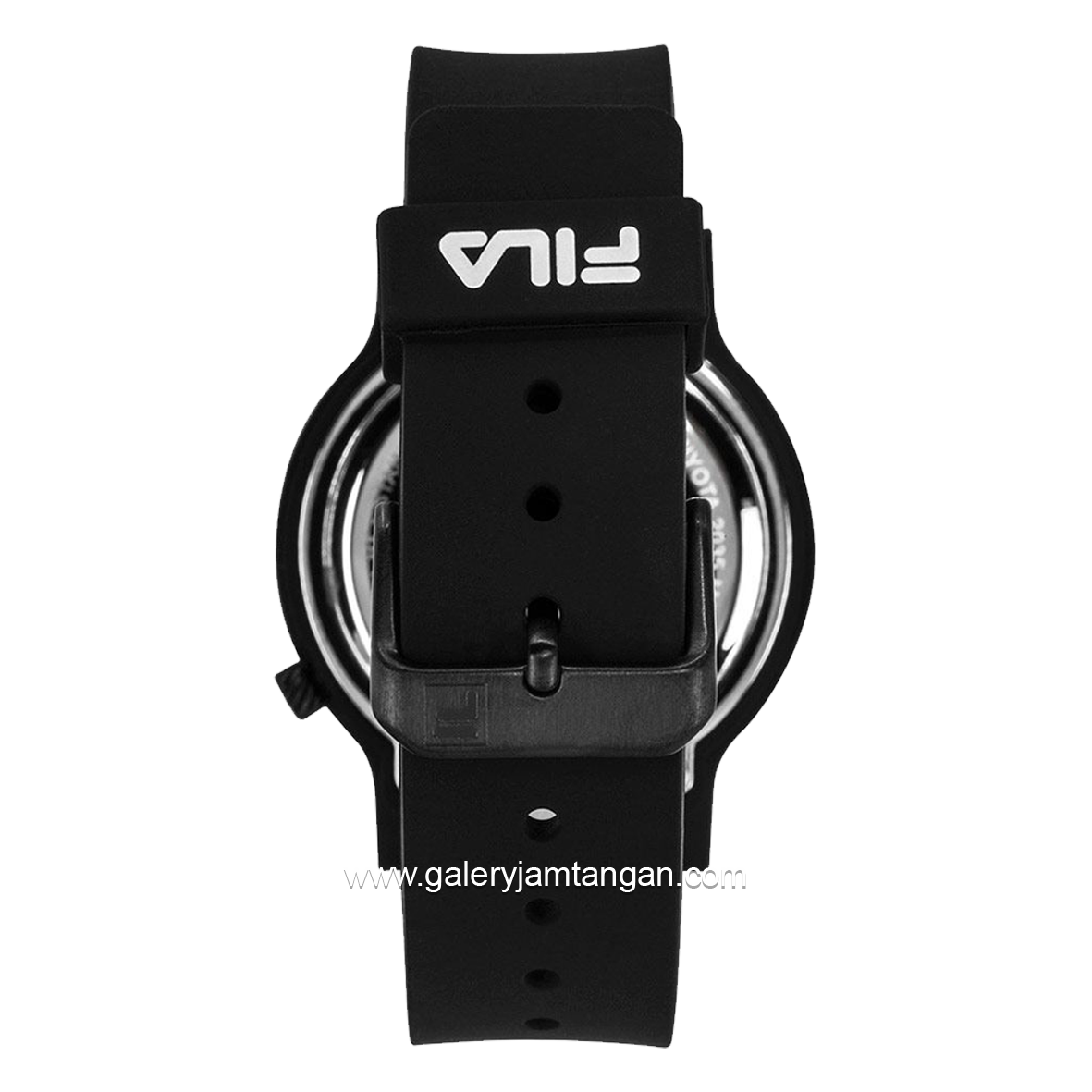 FILA 38-320-001 Black Dial Black Silicone Strap