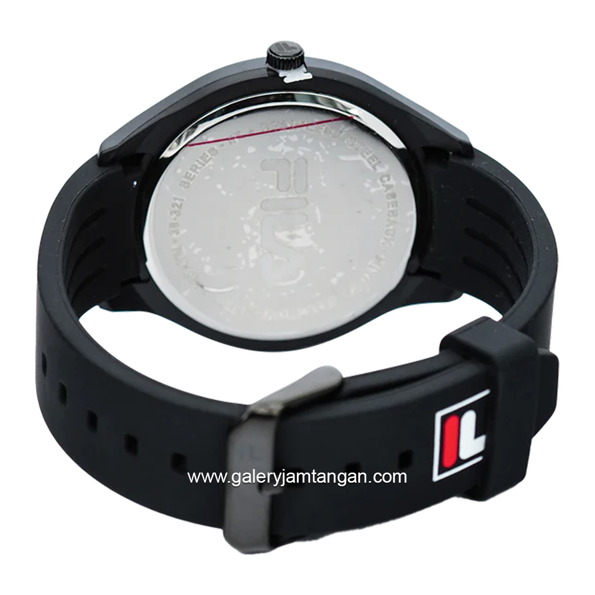FILA 38-321-002 Black Grey Silicone Strap