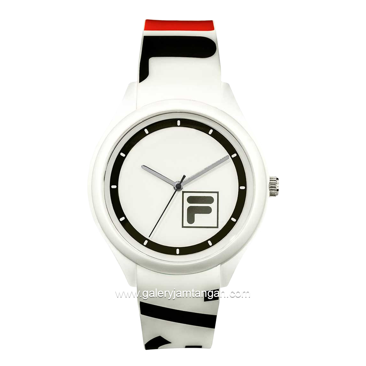 FILA 38-321-101 White Dial White Silicone Strap