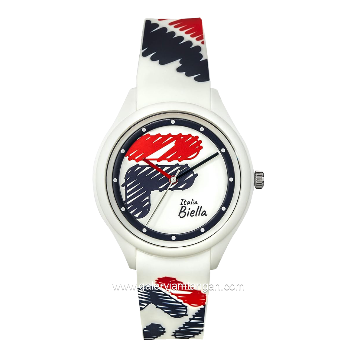 FILA 38-321-301 White Dial White Silicone Strap