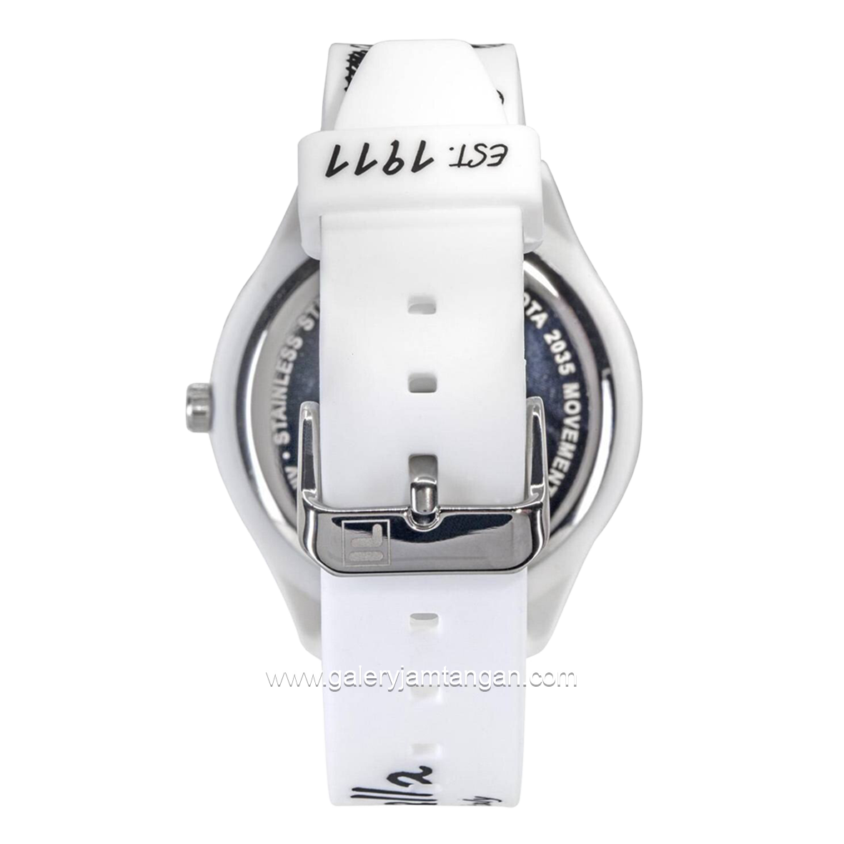 FILA 38-321-303 White Dial White Silicone Strap