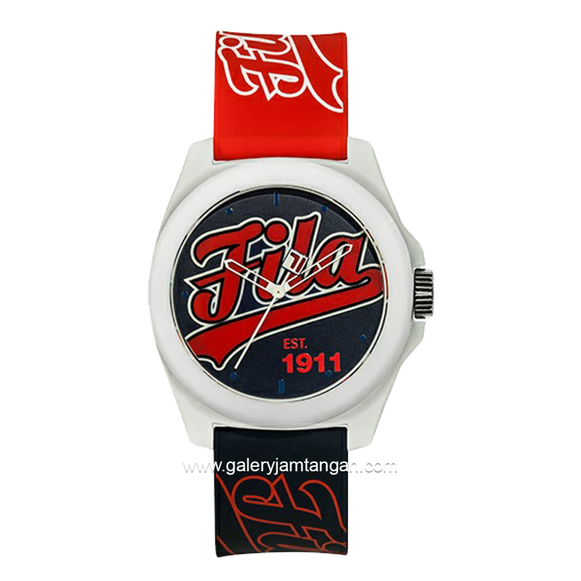 FILA 38-330-003 Navy Dial Navy Rubber Strap