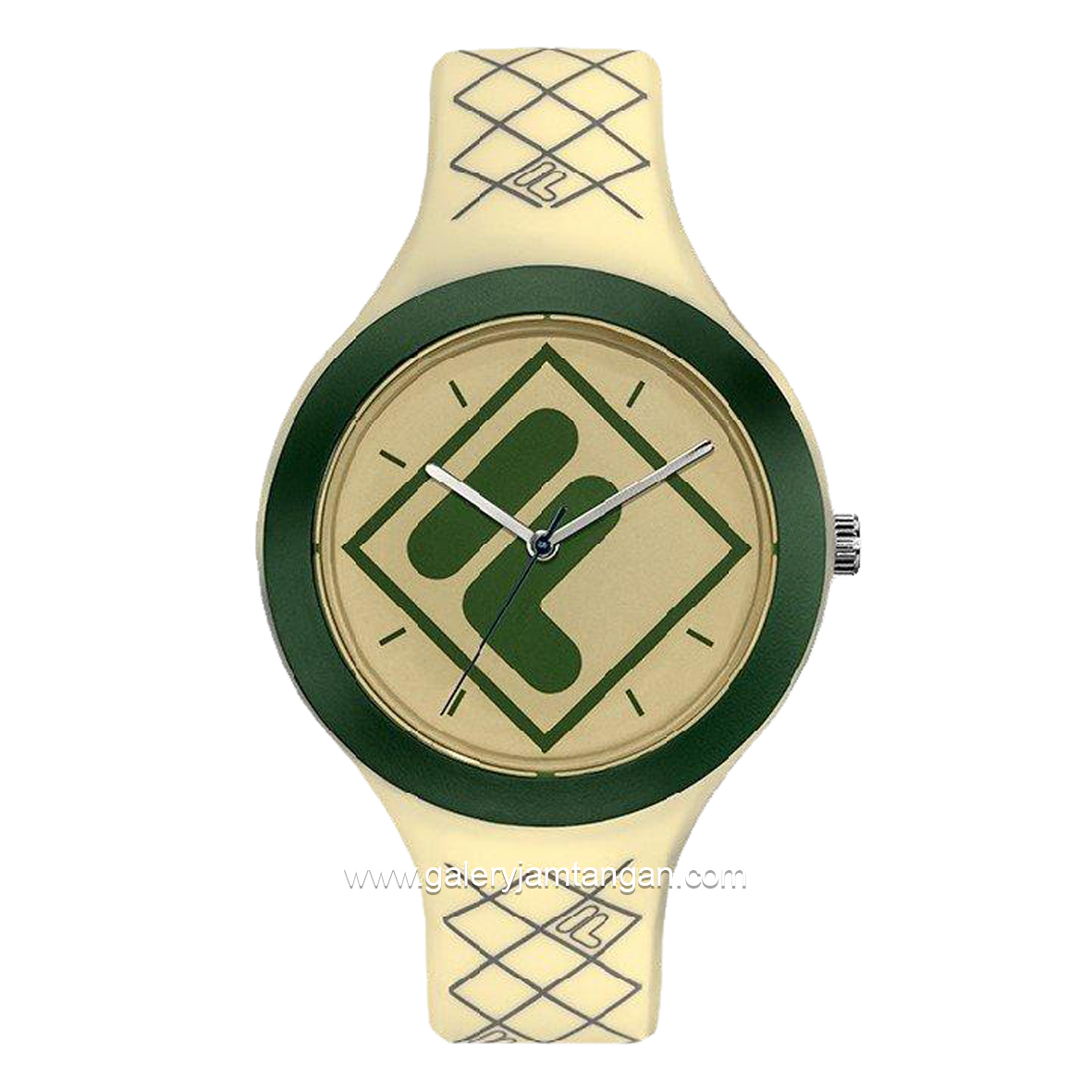 FILA 38-342-003 Ivory Dial Ivory Silicone Strap