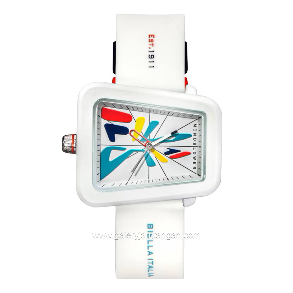 FILA 38-343-002 White Dial White Silicone Strap
