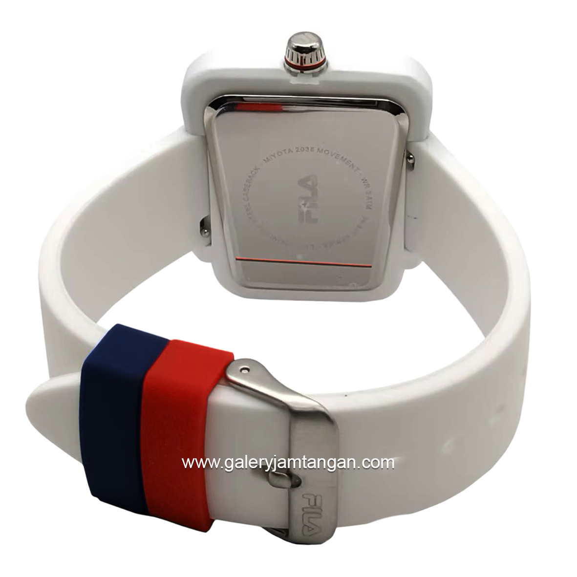 FILA 38-343-002 White Dial White Silicone Strap