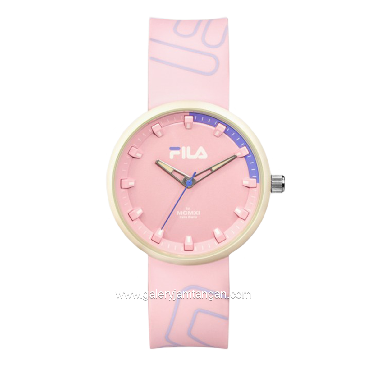 FILA 38-344-003 Pink Dial Pink Rubber Strap