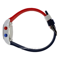 FILA 38-349-001 Digital Red Blue Ring White Rubber Strap