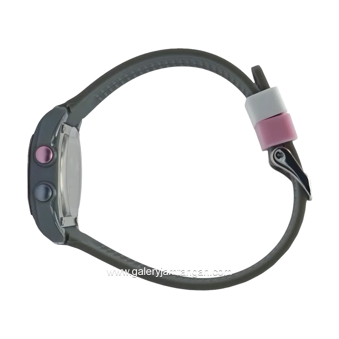 FILA 38-349-004 Grey Dial Pink Rubber Strap