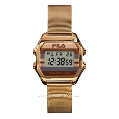 FILA 38-350-003 Digital Rosegold Stainless Stell Strap