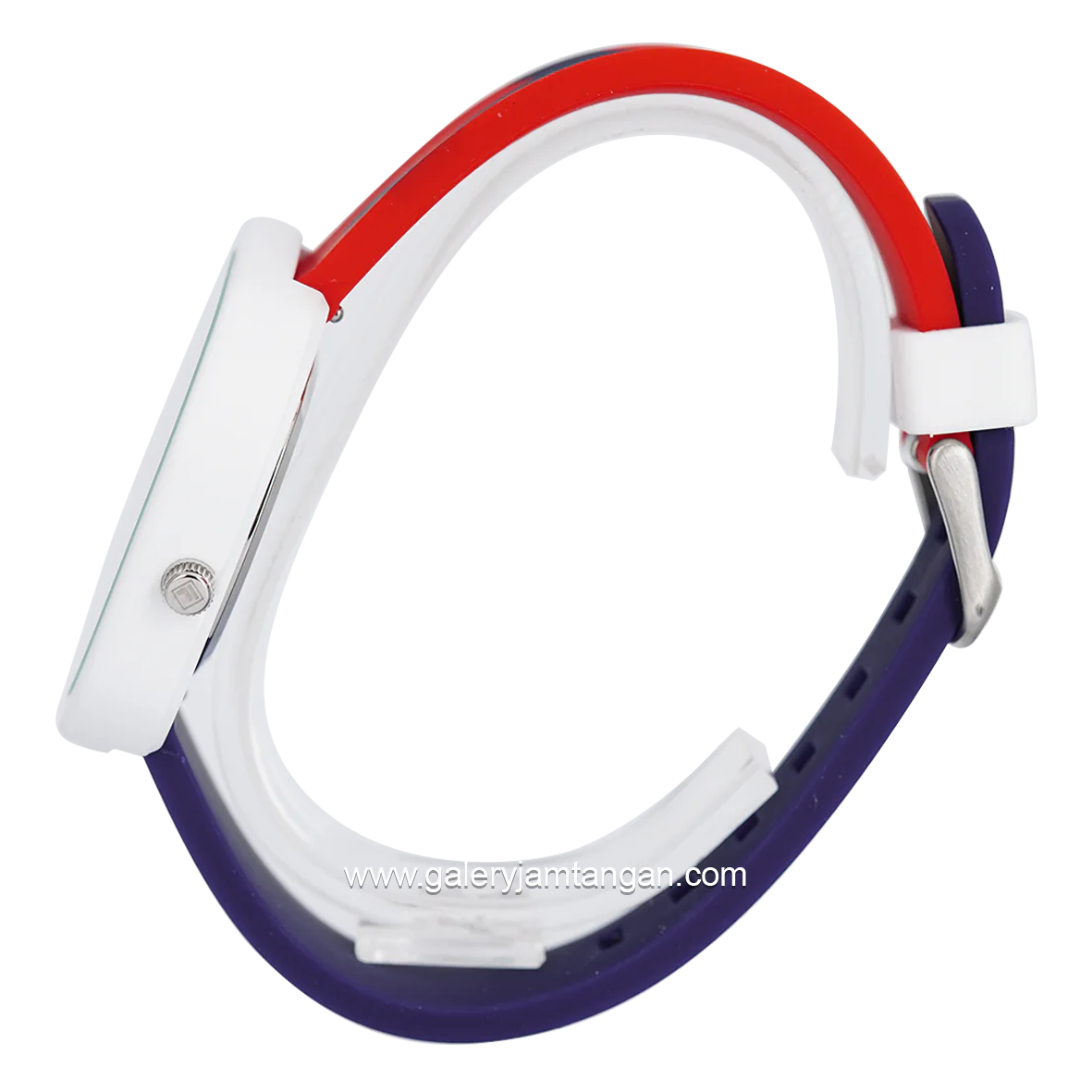 FILA 38-6098-002 Blue Dial White Silicone Strap