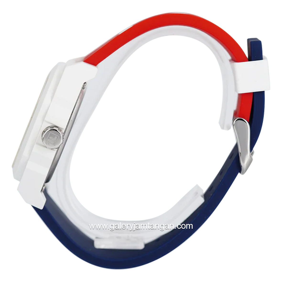 FILA 38-6105-002 Red Blue Dial White Silicone Strap