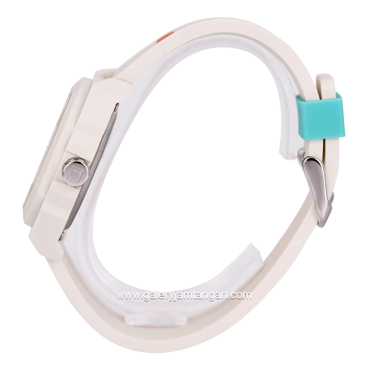 FILA 38-6105-007 White Dial White Rubber Strap