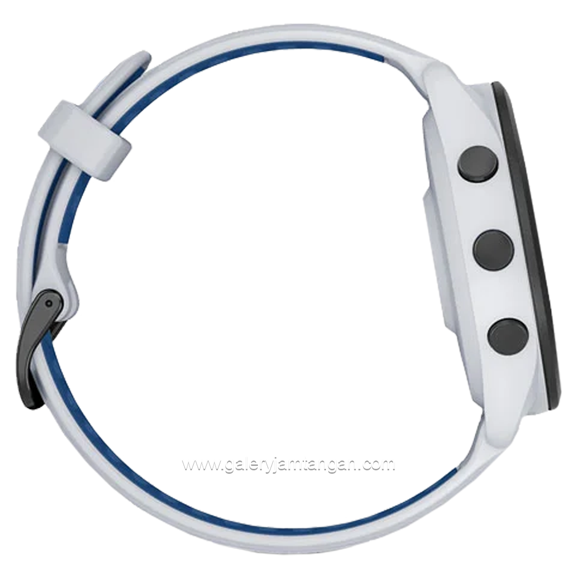 GARMIN FORERUNNER 265 MUSIC White Smartwatch Silicone Strap
