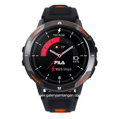 FILA SMARTWATCH SW/52 Combination Black Orange Silicone Strap