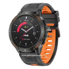 FILA SMARTWATCH SW/52 Combination Black Orange Silicone Strap