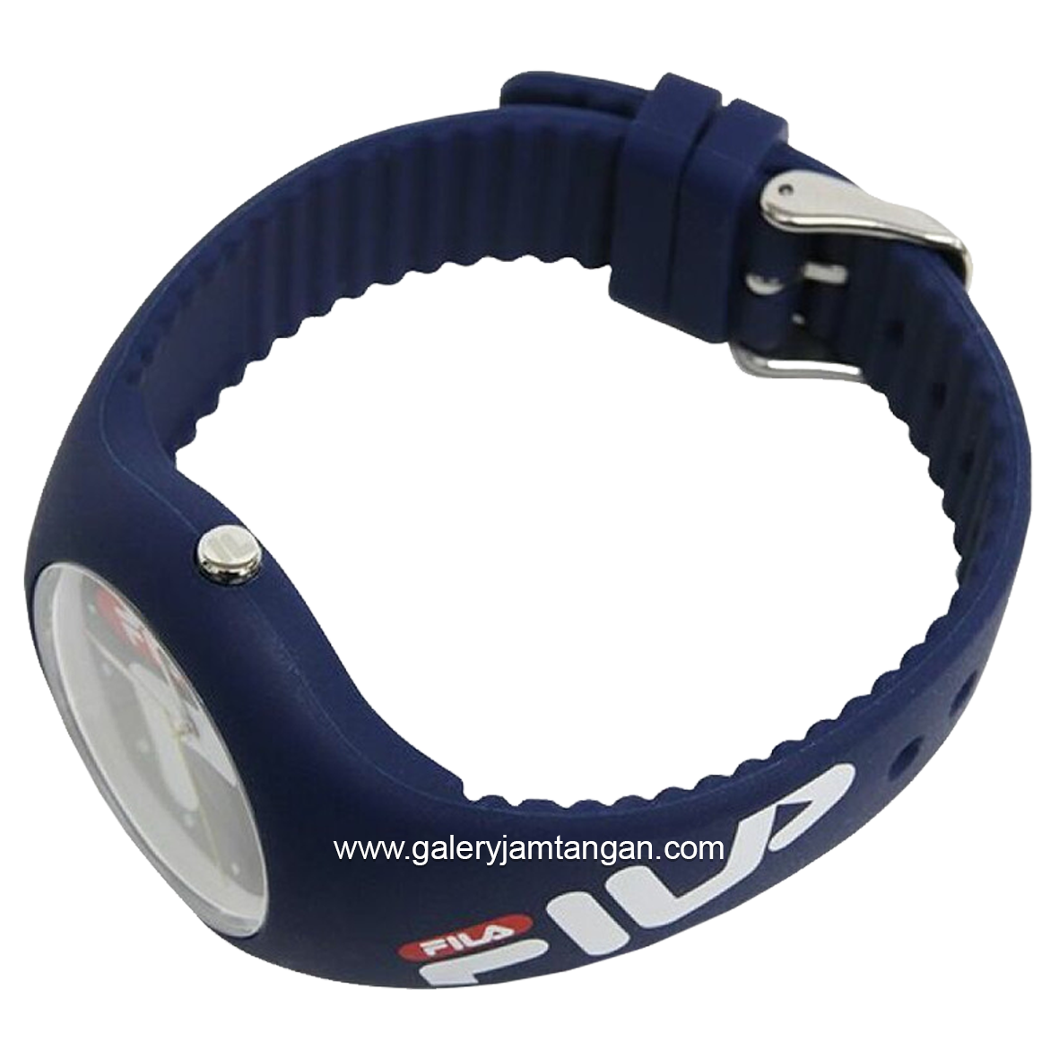 FILA 38-185-002 Unisex Blue Dial Blue Rubber Rubber Strap