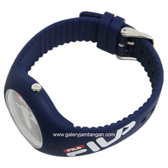 FILA 38-185-002 Unisex Blue Dial Blue Rubber Rubber Strap