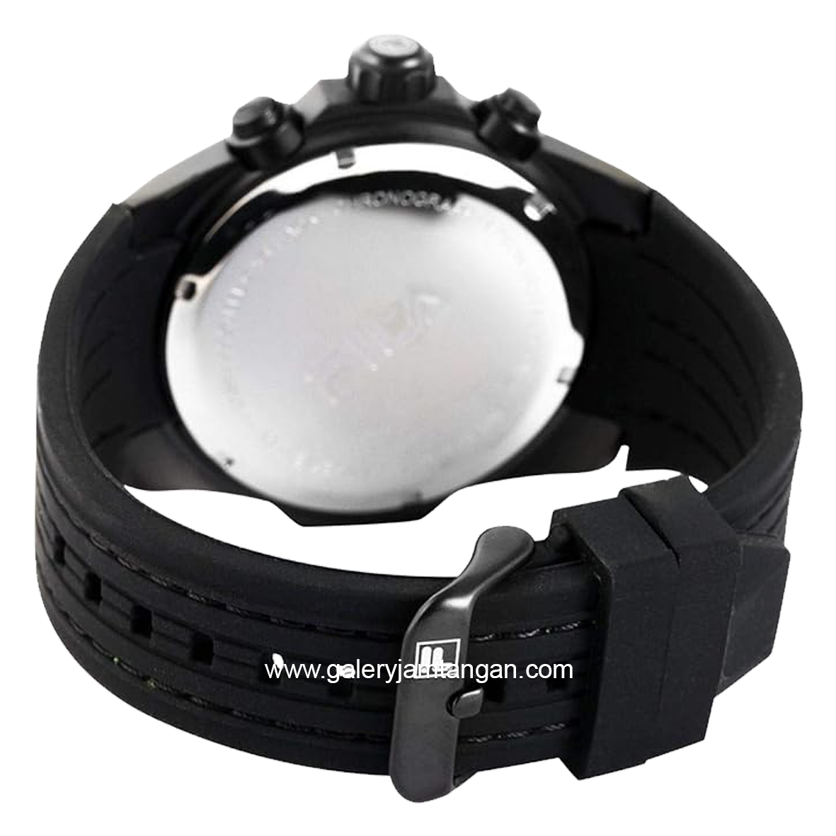 FILA 38-823-006 Black Chronograph Rubber Strap