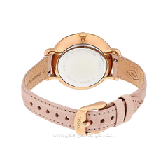 Fossil ES3988 Pink Rose Gold Leather Strap