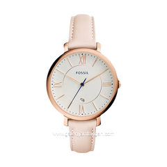 Fossil ES3988 Pink Rose Gold Leather Strap