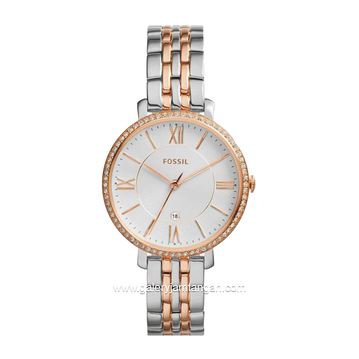 FOSSIL ES3634 Silver Rosegold Stainless Steel