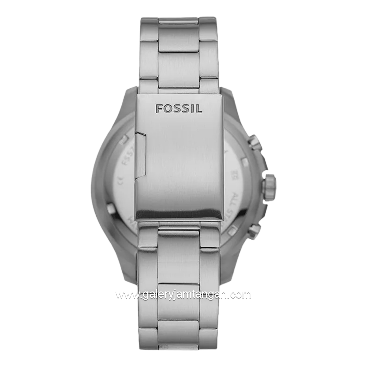 FOSSIL FS5726 Silver Dial Green Stainless Steel Strap